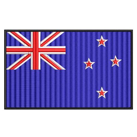 New Zealand Flag Embroidery Design