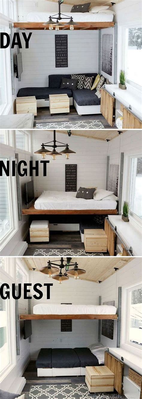 35 Creative Space Saving Ideas For Small Space Owners | Modern tiny ...