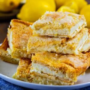 Lemon Cream Cheese Bars - Spicy Southern Kitchen