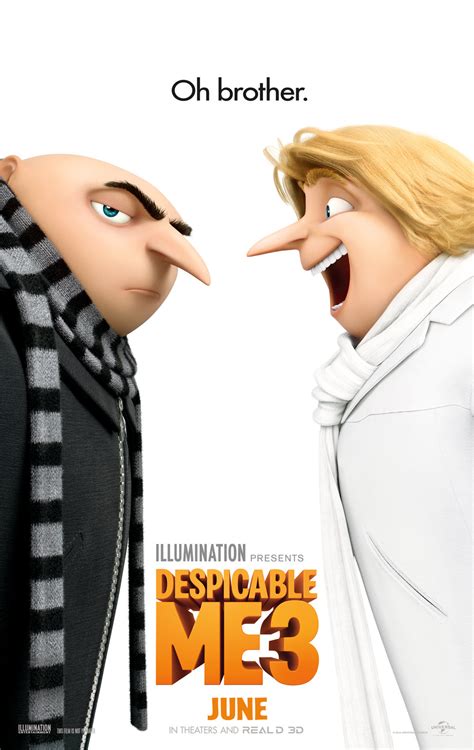 Gru Meets His Twin Brother Dru in Funny New trailer for DESPICABLE ME 3 ...