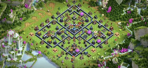 Best Anti 3 Stars Base TH13 with Link, Hybrid - Town Hall Level 13 Base ...