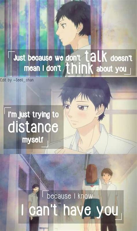 One Sided Love Anime Quotes - Quetes Blog