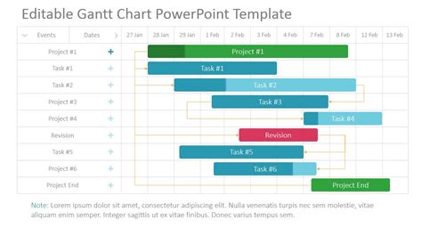 MS Project Gantt Chart Template