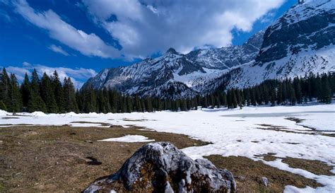 A snowy mountain landscape photo – Free Igelsee Image on Unsplash