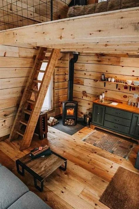 Rustic Tiny House Interiors | Cabinets Matttroy