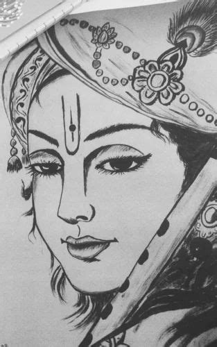 Krishna Pencil Sketch HD Phone Wallpaper Pxfuel, 40% OFF