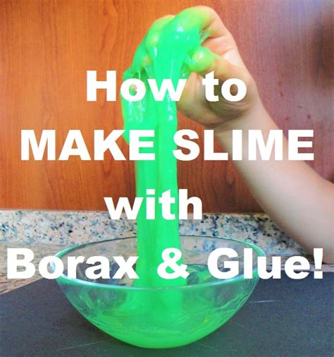 How to Make Slime With Borax and Glue - FeltMagnet