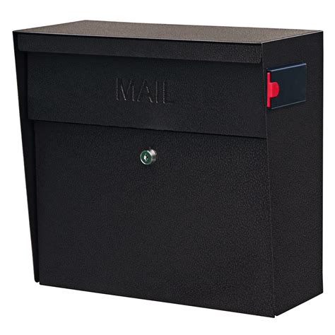 MailBoss 7164 Metro Wall Mount Locking Mailbox - Bronze GS7164