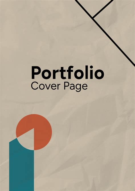 Portfolio Cover Page - Download | Template.net