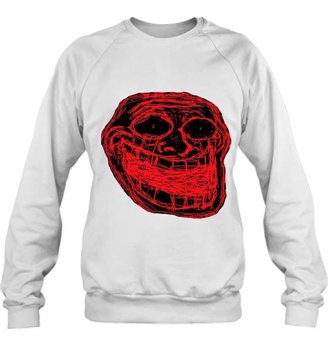 Trollge Red Troll Face Hilarious Joke T-Shirt | TeeHerivar