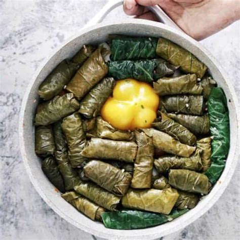 Vegetarian Stuffed Grape Leaves Recipe (Dolma)