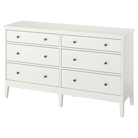 IDANÄS 6-drawer dresser, white, 633/4x373/8" - IKEA