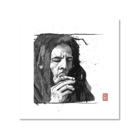 Bob Marley / Black and White / Fine Art Print / Giclee / - Etsy