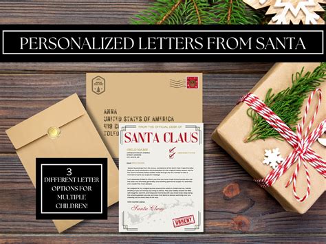 Personalized Letter From Santa 2023 Official Letter From - Etsy