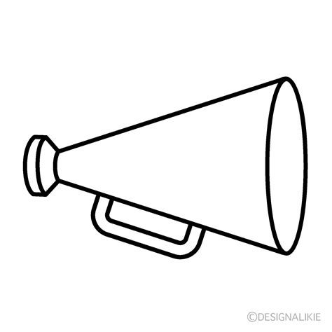 Cheerleading Megaphone Clipart