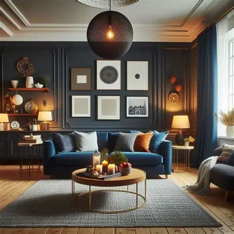 Styling Your Navy Blue Sofa Living Room: A Guide to Elegance and ...