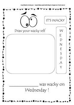 Wacky Wednesday Freebie | Dr seuss activities, Dr seuss kindergarten ...