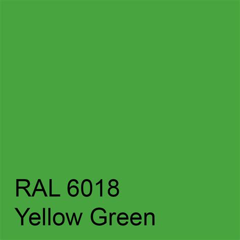 RAL 6018 - Yellow Green | One Stop Colour Shop