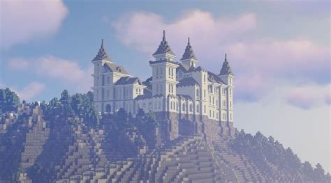 Castle on the mountain. Minecraft Map