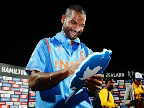 World Cup 2015: Shikhar Dhawan Most Popular Indian Cricketer on Twitter ...