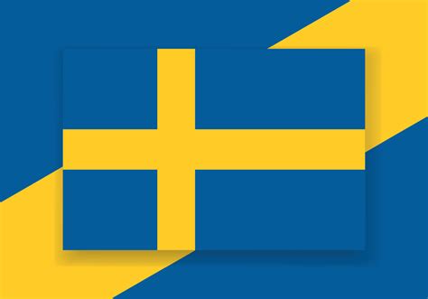 Vector Sweden Flag. Country flag design. Flat vector flag. 21568981 ...