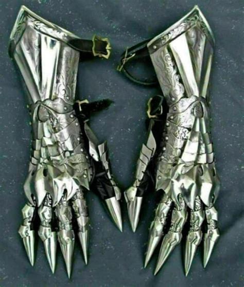 Medieval Nazgul Gloves Steel Armor Gloves Steel Gauntlets - Etsy