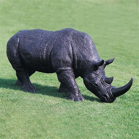 Bronze Rhino Statue - Magnificent Life-like Rhino Cast in Bronze