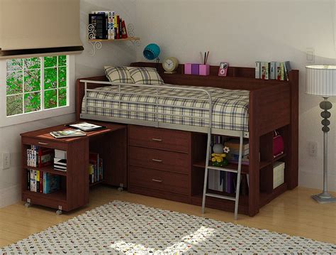 Loft Bed Desk Combo Furniture – HomesFeed