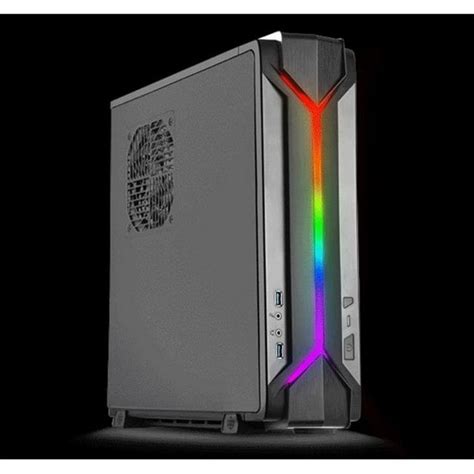 Slim Mini-ITx Case with RGB Light Strip, White - Walmart.com