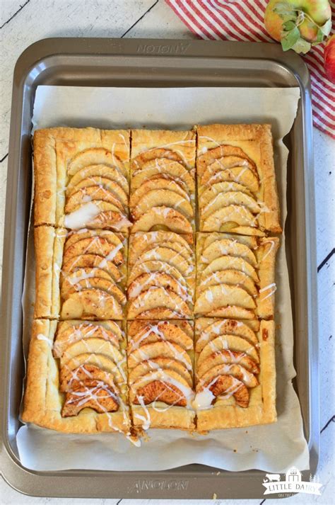 Simple Puff Pastry Apple Tart - Pitchfork Foodie Farms