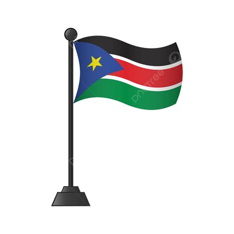 South Sudan Flag, South Sudan, Flag, South PNG and Vector with ...