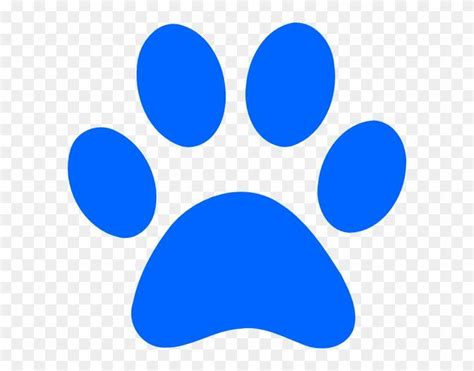 Blue Paw Print Logo - LogoDix