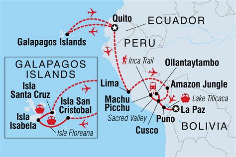 Map Of Galapagos Islands And Ecuador - Cape May County Map