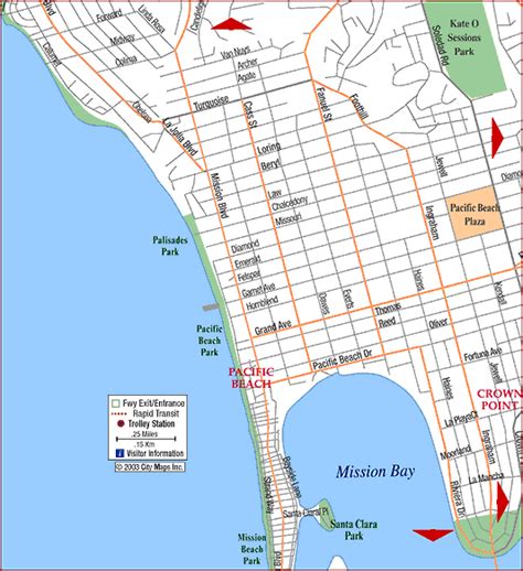 Pacific Beach San Diego Map - Draw A Topographic Map