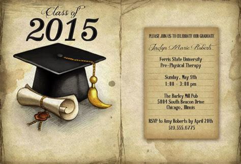 Graduation Party Invitation Templates