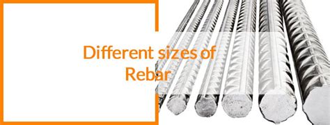 Different sizes of rebar - Rebar People