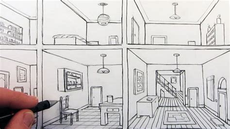 One point Perspective examples - Kiwiet Art