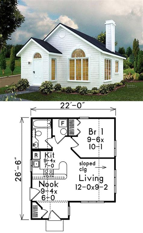 Small Cabin Floor Plan - Small Modern Apartment