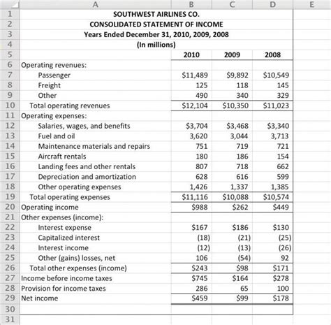 Income Statement Template Excel 2007 — db-excel.com