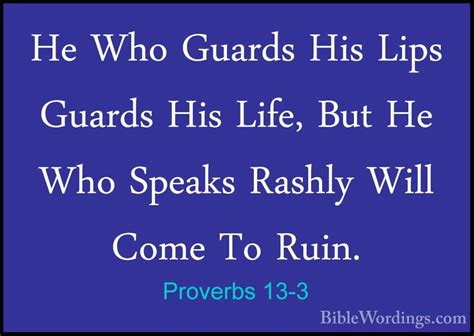 Proverbs 13 - Holy Bible English - BibleWordings.com