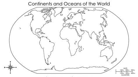 Printable World Map Blank With Outline – Free download and print for you.