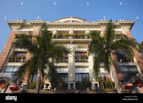 Colonial architecture on Shamian Island, Guangzhou, Guangdong, China ...