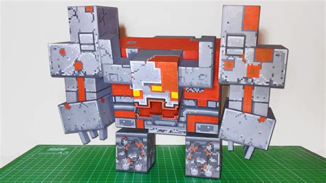 REDSTONE MONSTROSITY MINECRAFT PAPERCRAFT