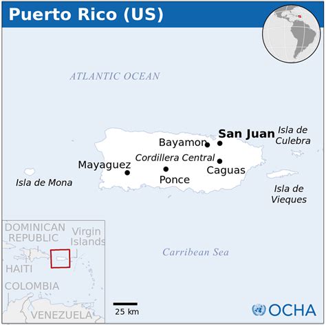 Puerto Rico Map