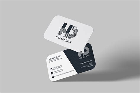 Construction Business Card Design on Behance