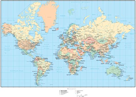 World Map With Provinces