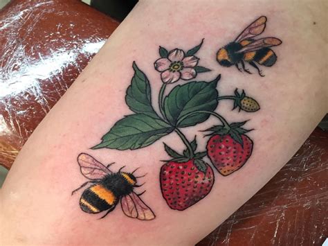 Top 9 Strawberry Tattoo Images, Designs And Meanings