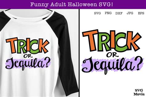 Funny Adult Halloween SVG, Cute Halloween Shirt SVG, Tequila