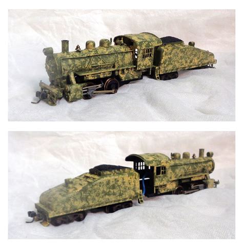 HO Scale Mantua 0-4-0 ARMY Steam Engine Locomotive W/tender Custom ...