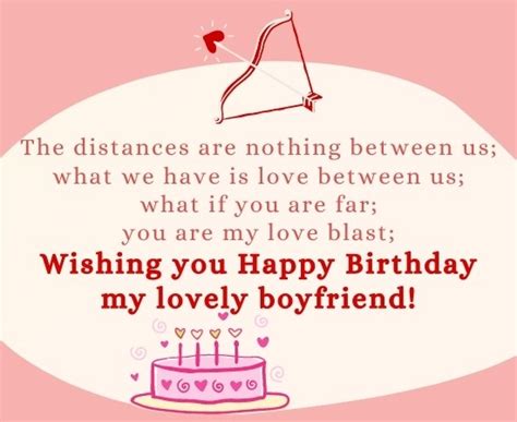 [151+] Romantic Long Distance Birthday Wishes for Boyfriend from ...